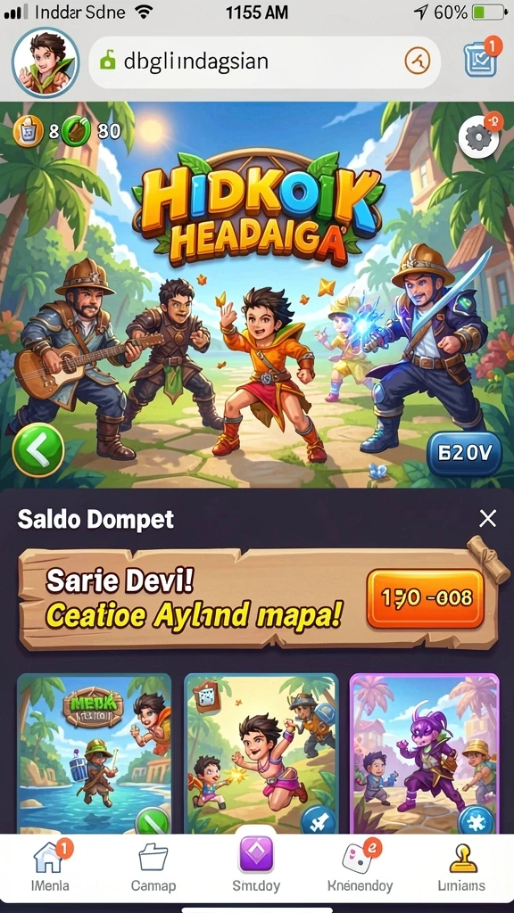 988slot - Tampilan antarmuka pengguna yang menarik dan intuitif.