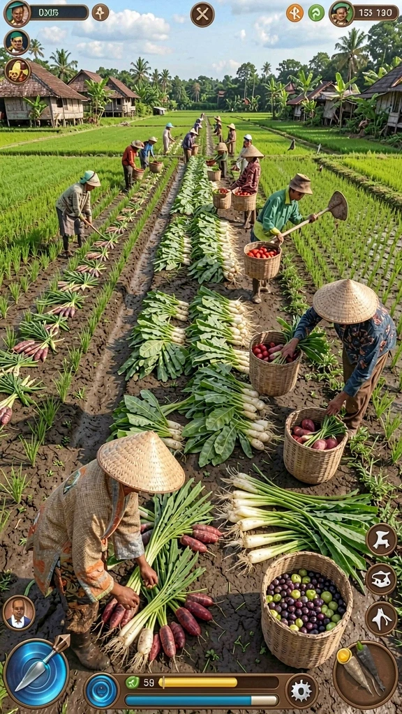 hao788 - Karakter game yang dapat disesuaikan dengan berbagai pilihan.