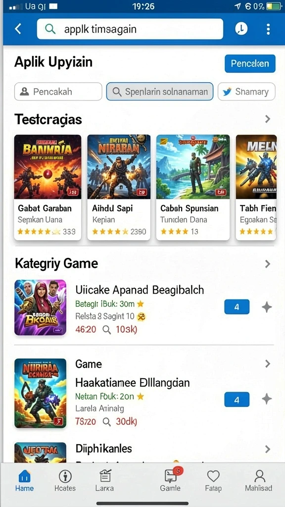 mandala77 - Tampilan antarmuka pengguna MANDALA77 yang menarik.